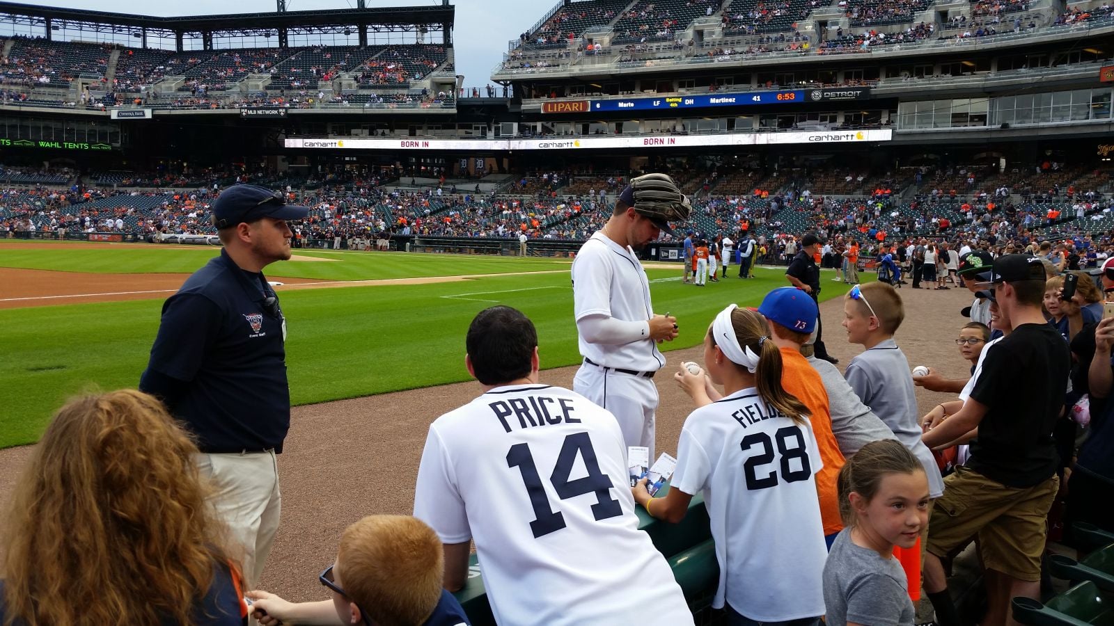 section 137, row 2 seat view  for baseball - comerica park