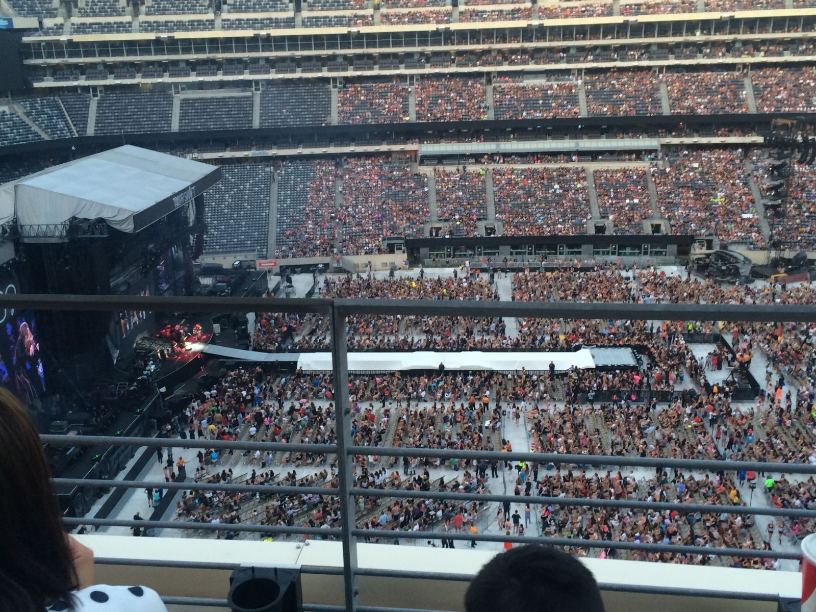 section 339, row 2 seat view  for concert - metlife stadium