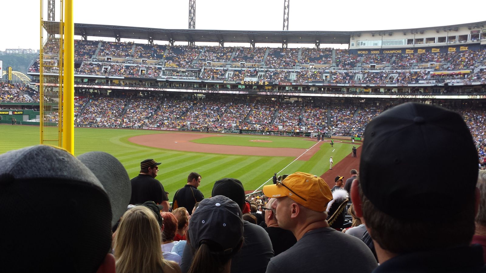 section 132, row dd seat view  for baseball - pnc park