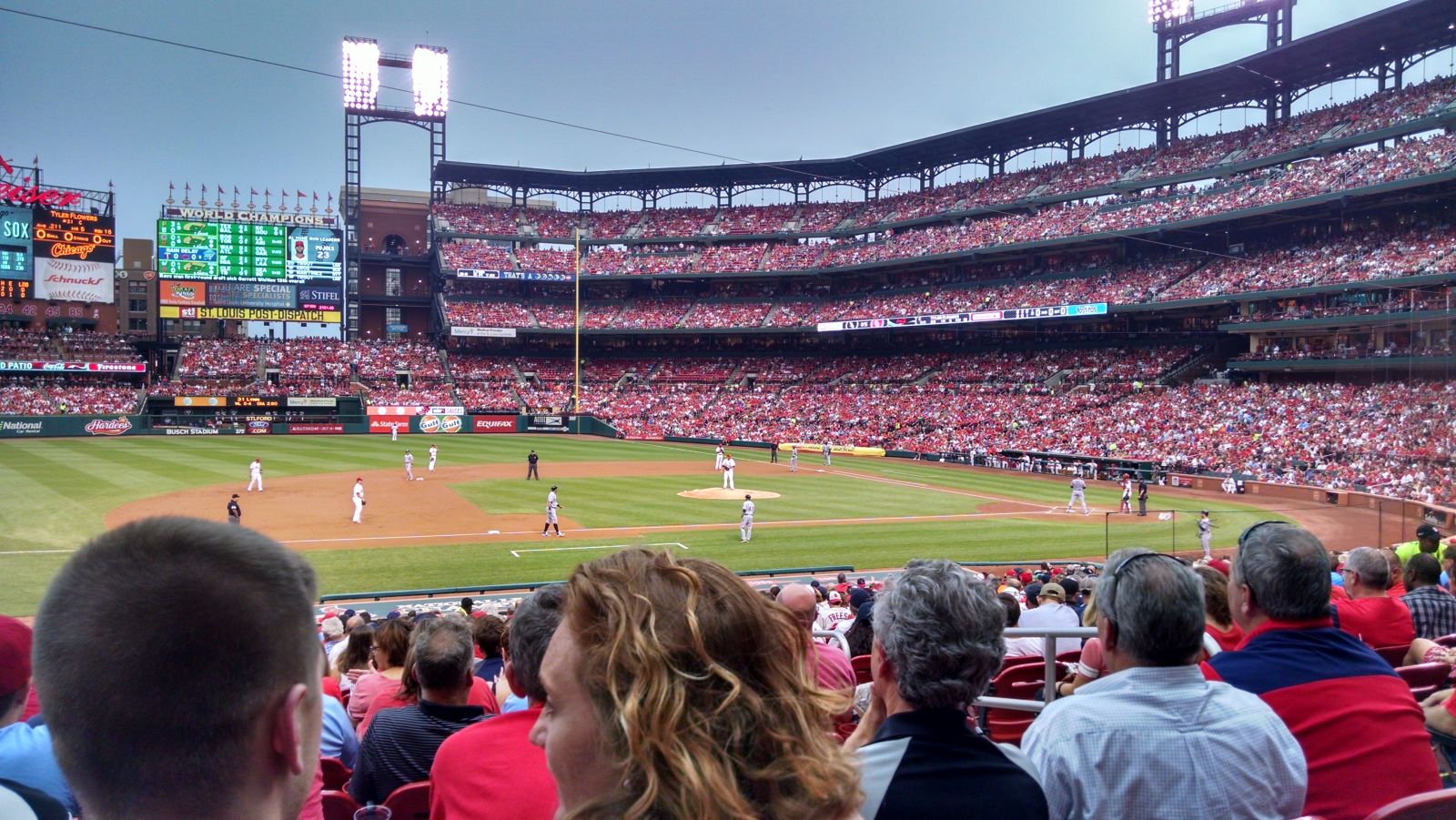 section 158, row 18 seat view  - busch stadium