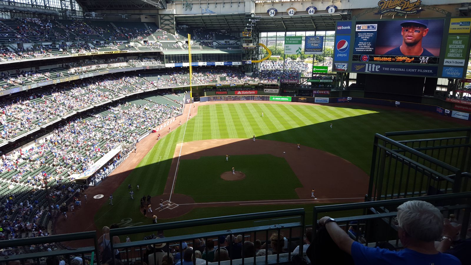 section 417, row 10 seat view  for baseball - american family field