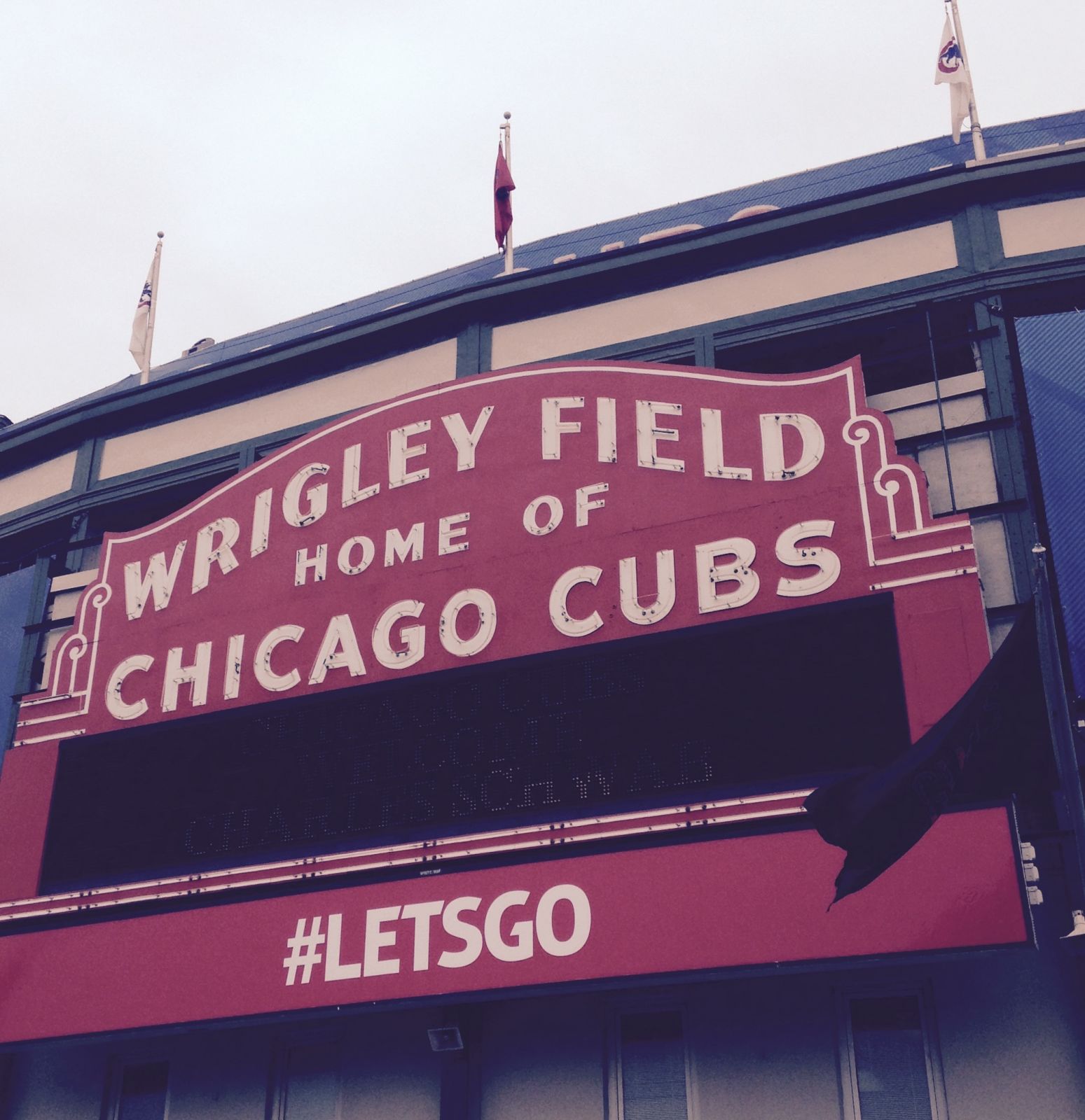 wrigley field marquee