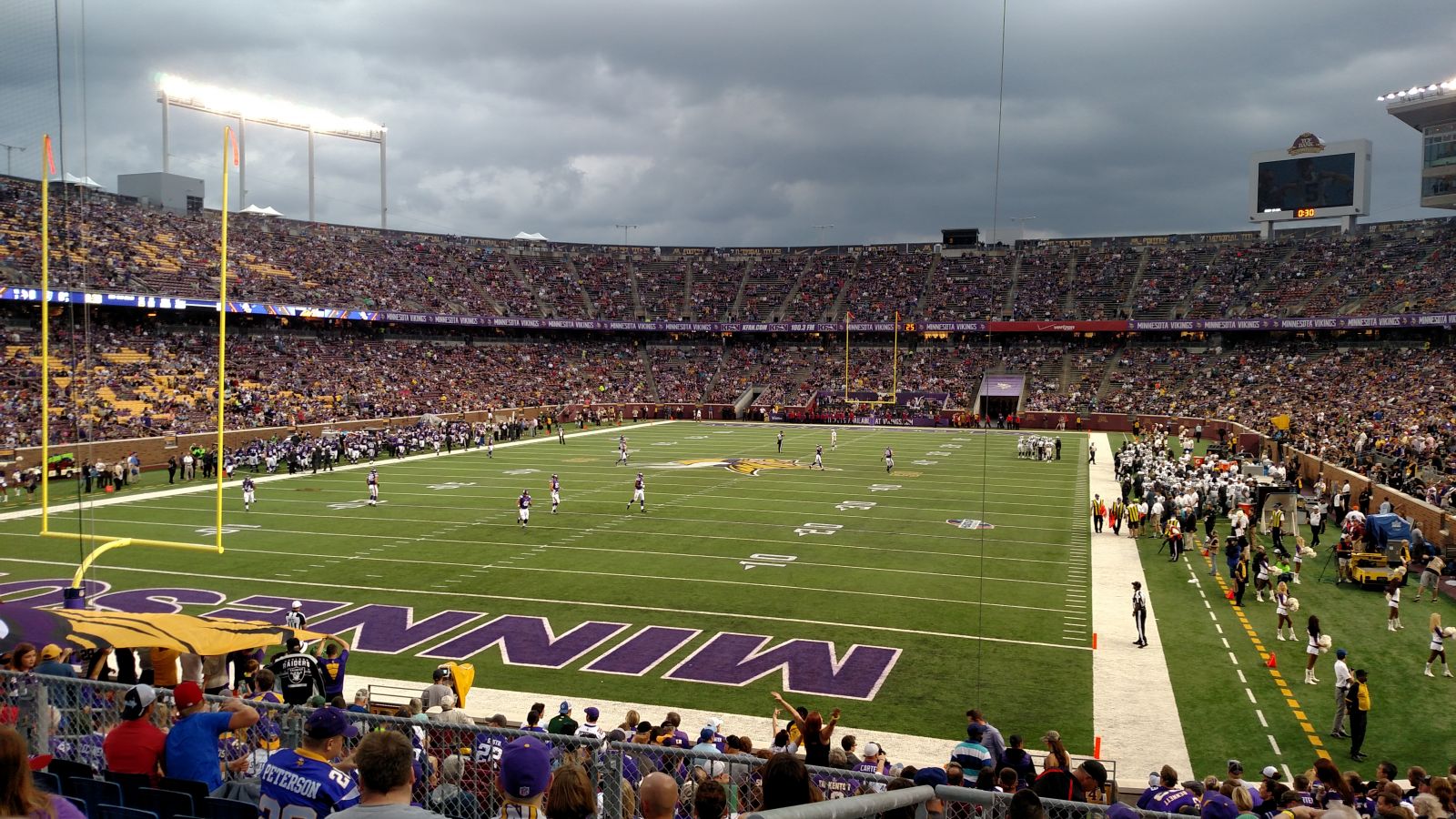 section 148a, row 10 seat view  - huntington bank stadium