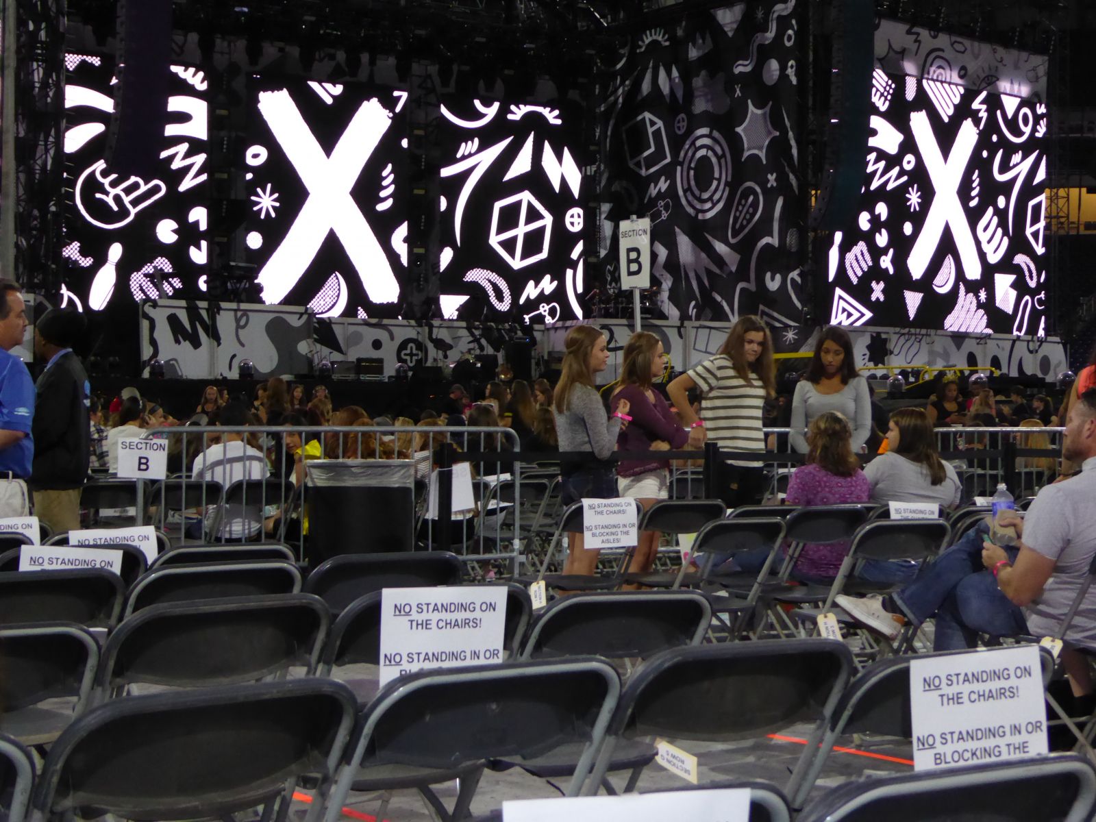 view from Ford Field Floor seats