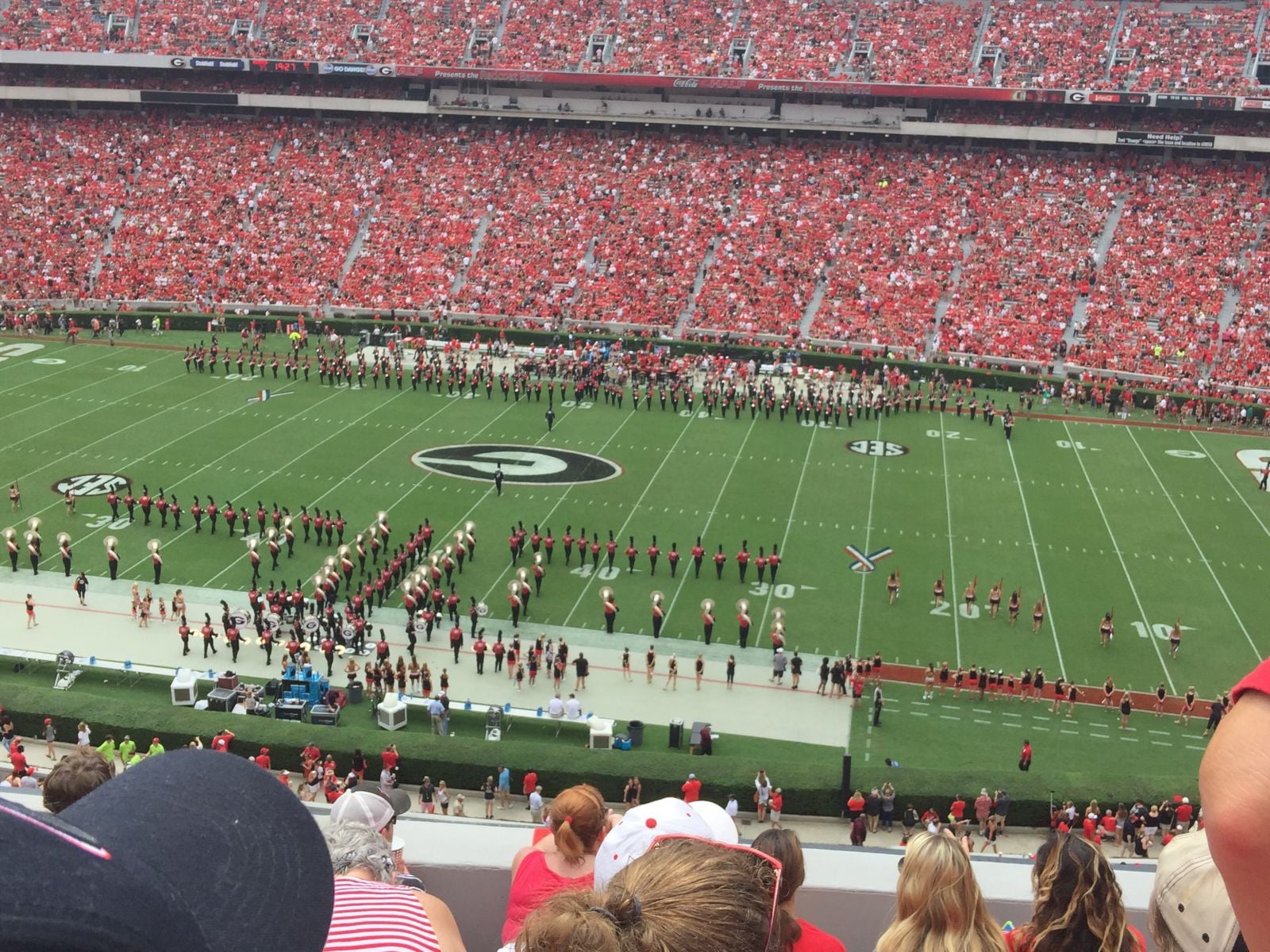 section 305, row 6 seat view  for football - sanford stadium