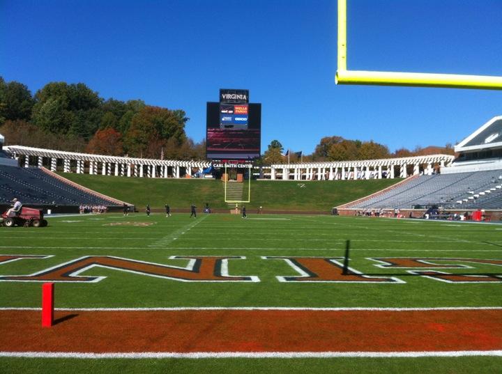 section 117, row a seat view  for football - scott stadium