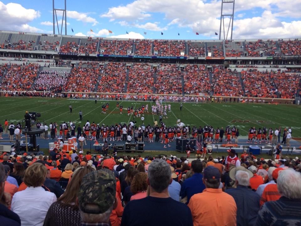 section 125 seat view  - scott stadium