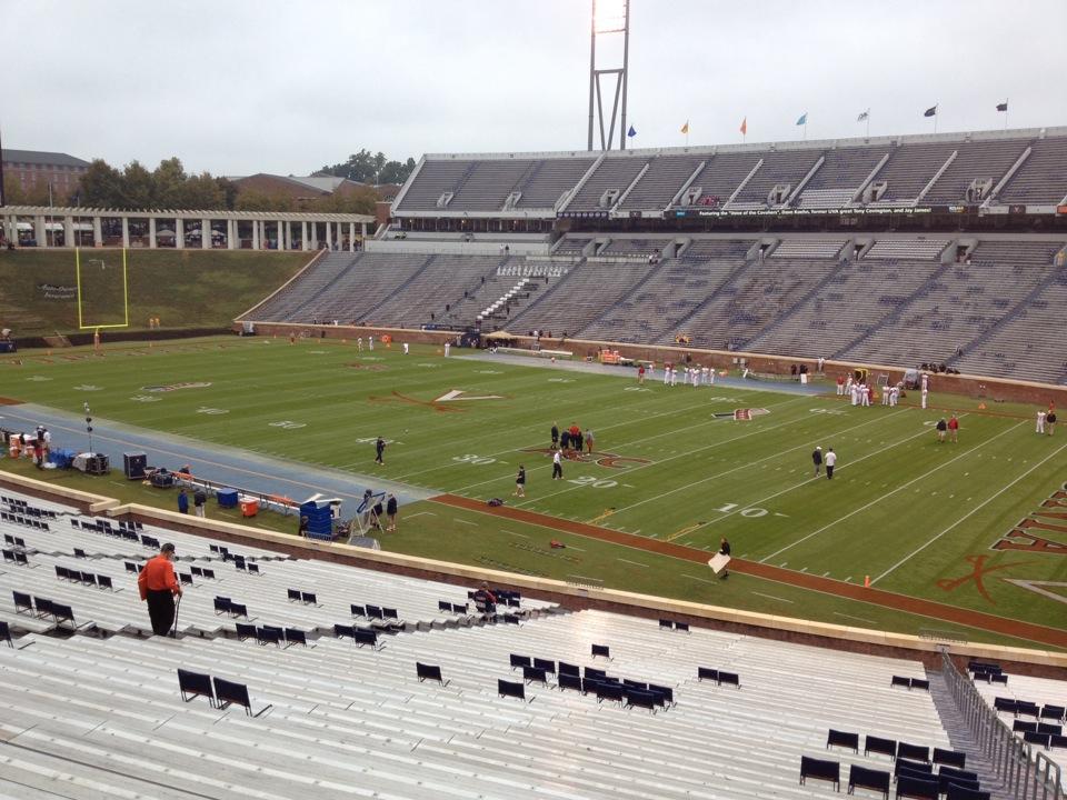 section 121 seat view  - scott stadium