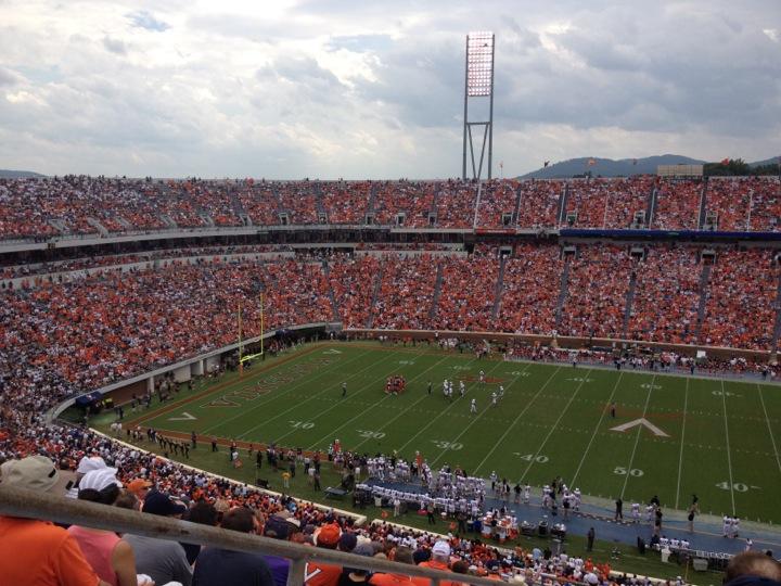 section 507 seat view  - scott stadium