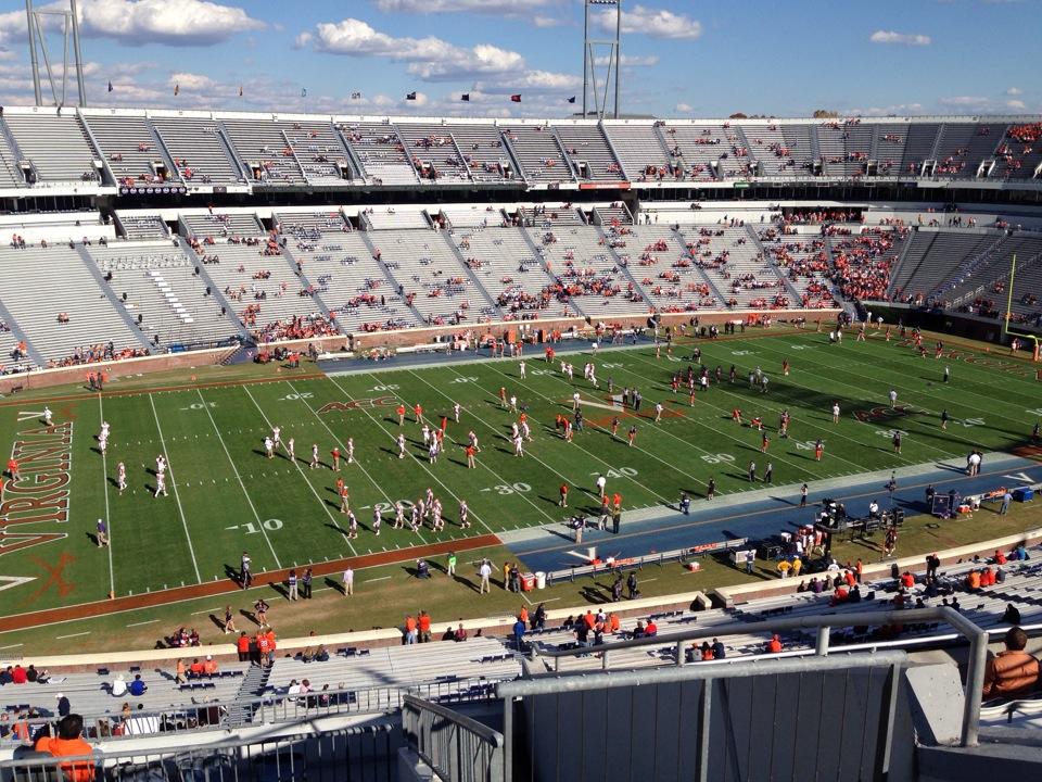 section 537 seat view  - scott stadium