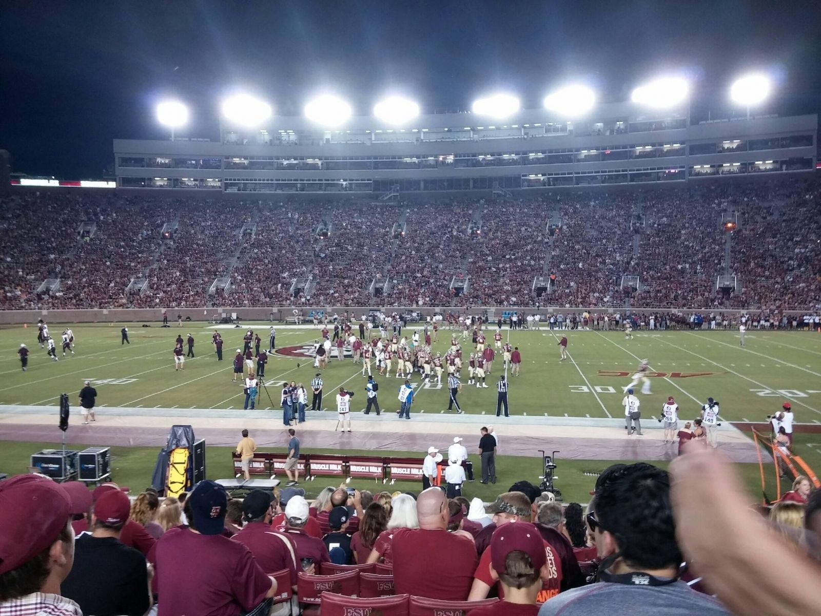 section 9 seat view  - doak campbell stadium