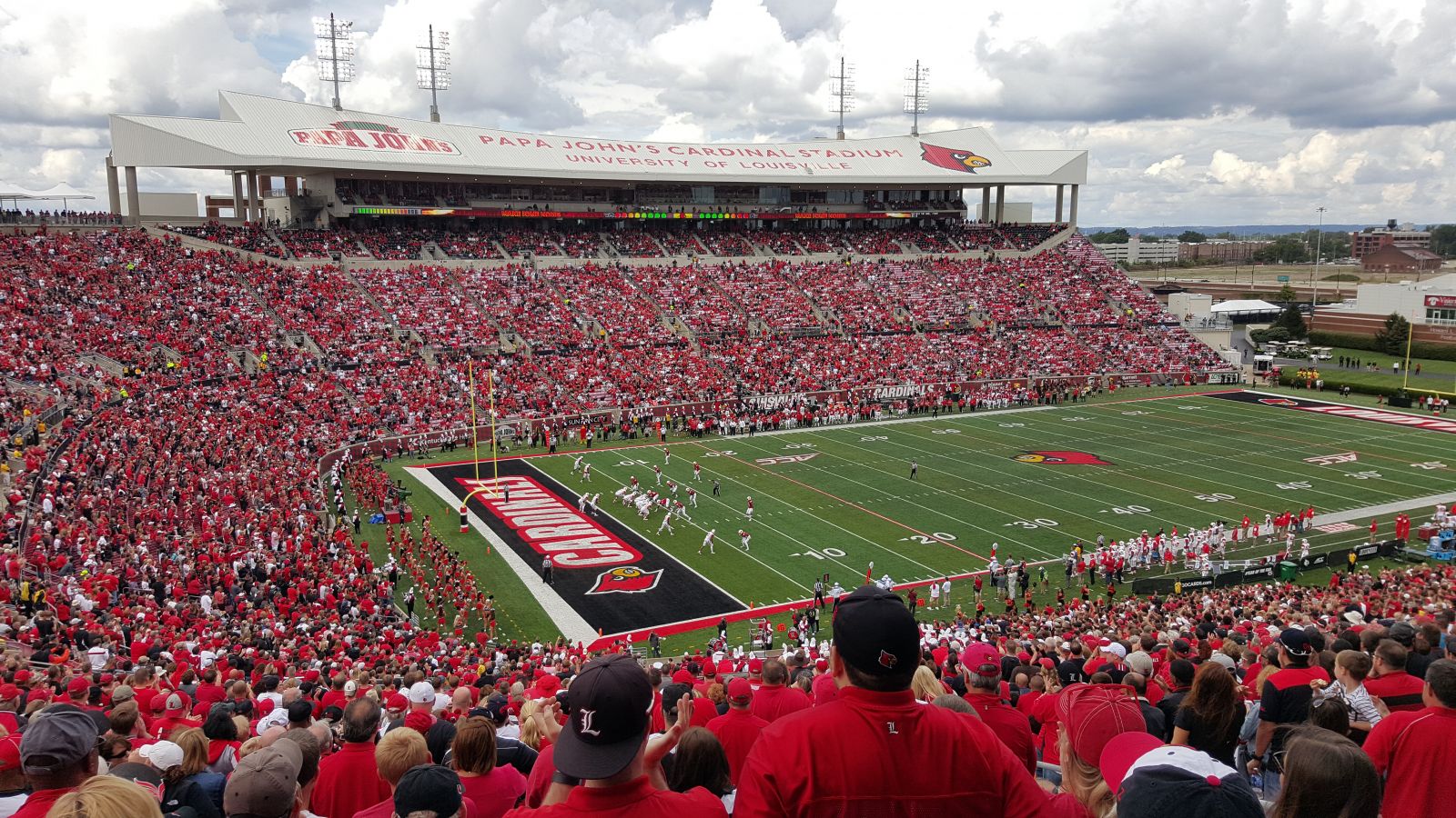 section 212, row rr seat view  - cardinal stadium