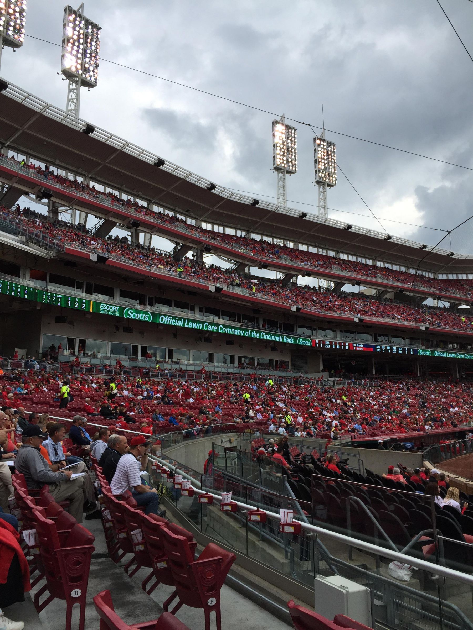 Awesome view Great American Ball Park Section 24 Review