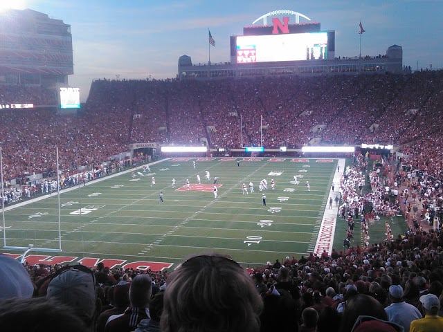 section 15 seat view  - memorial stadium (nebraska)