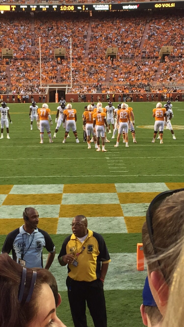 section k, row 5 seat view  for football - neyland stadium