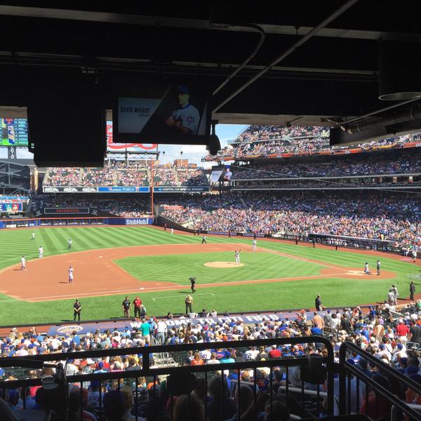 standing room only seat view  - citi field