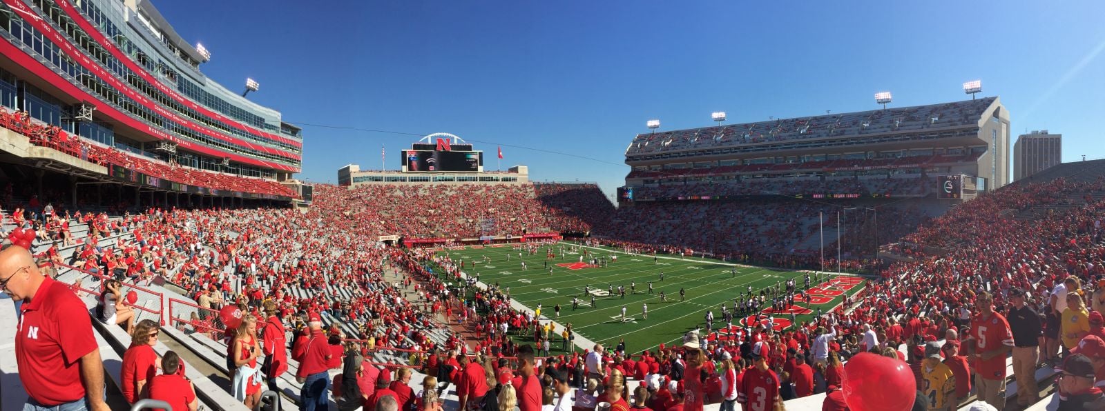 section 20 seat view  - memorial stadium (nebraska)