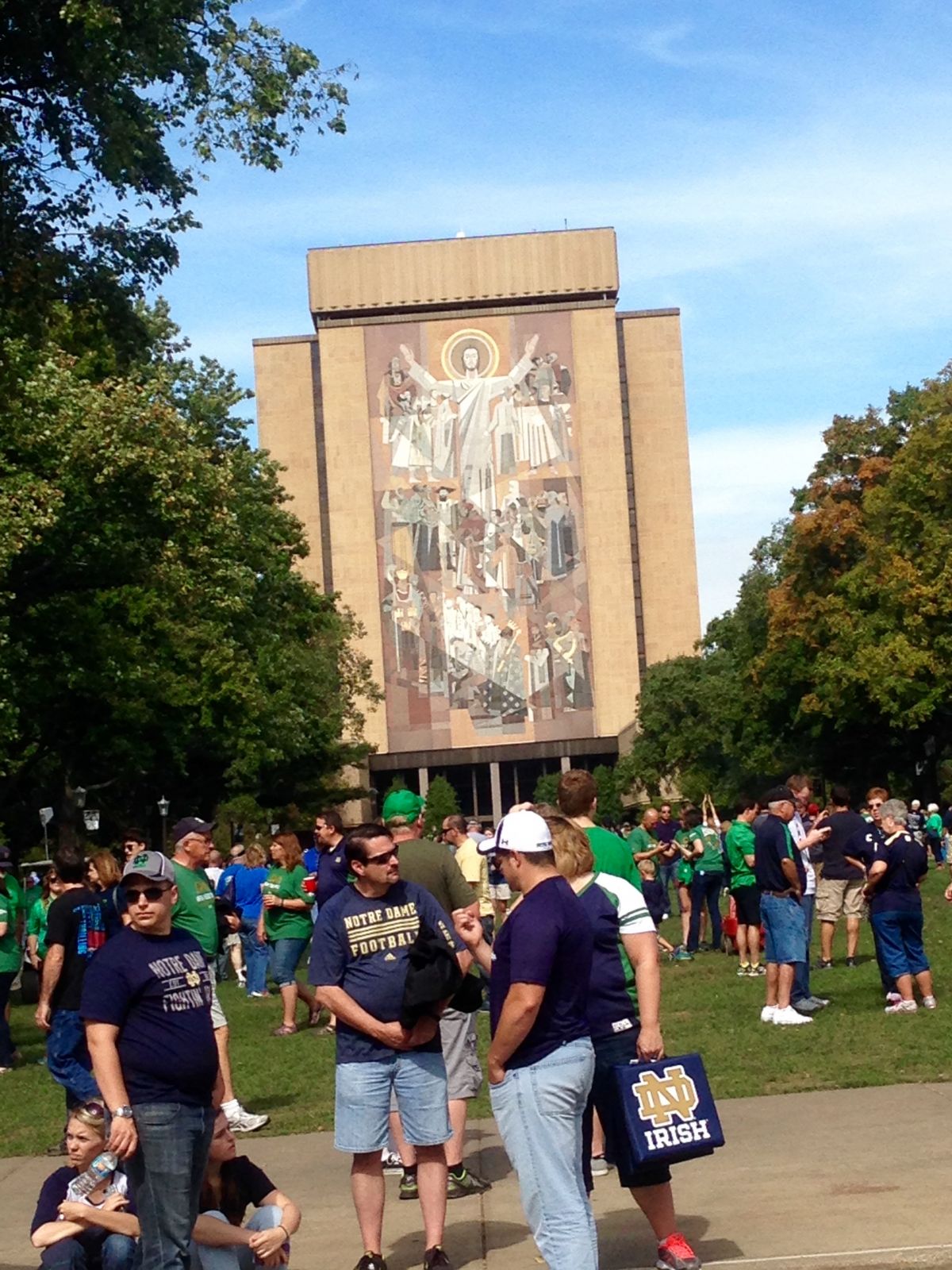 touchdown jesus at notre dame