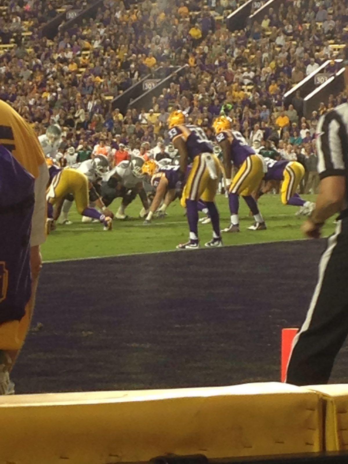 south box 47, row 1 seat view  - tiger stadium