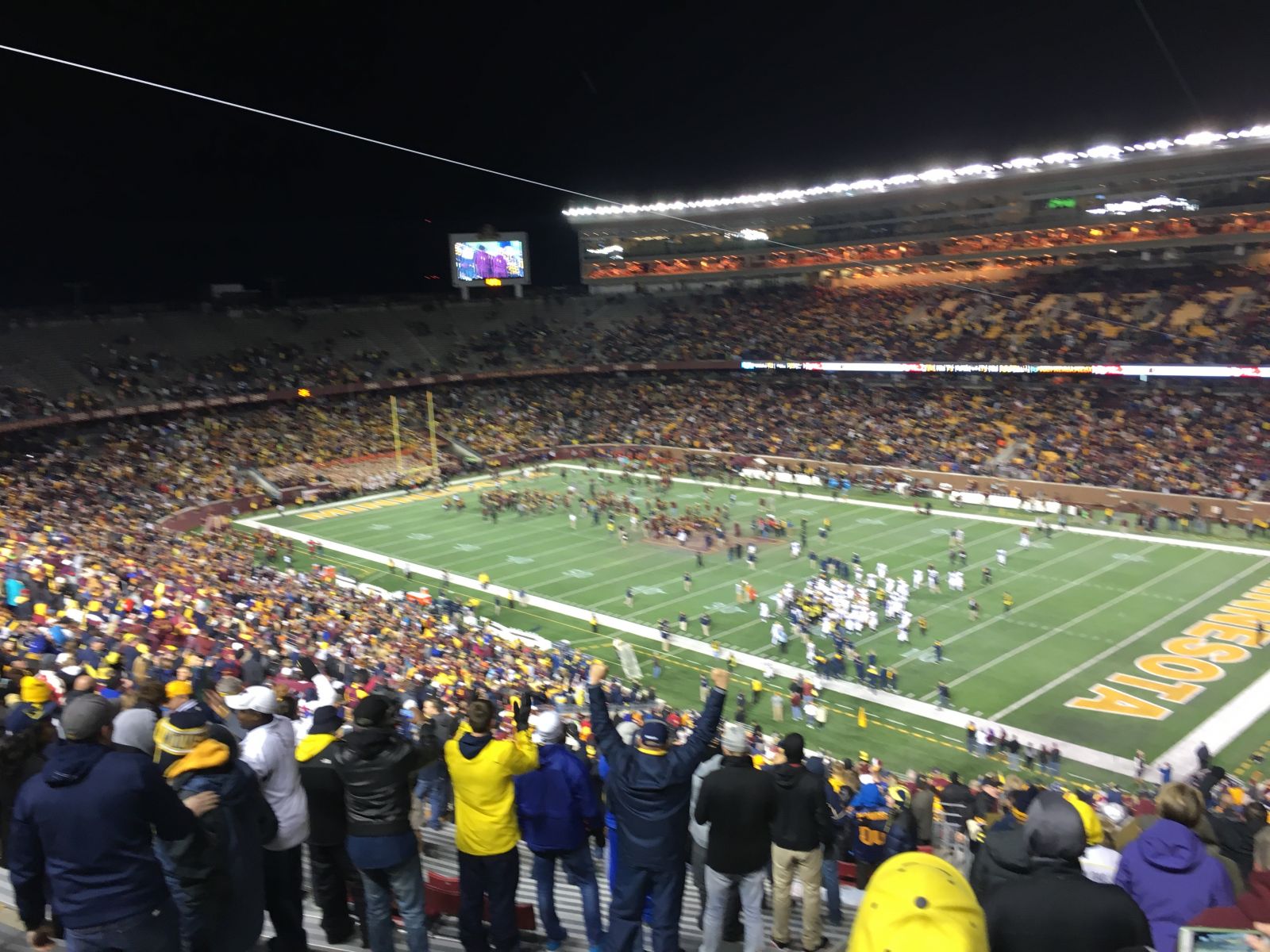 section 204, row 30 seat view for football - huntington bank stadium
