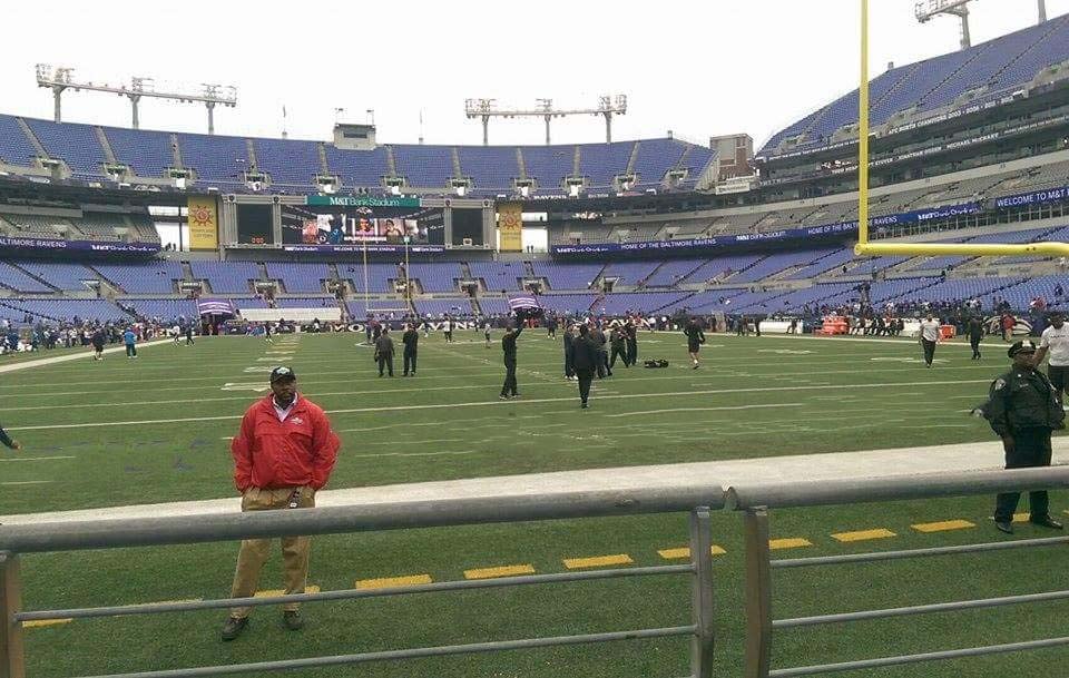 section 141, row 2 seat view  for football - m&t bank stadium