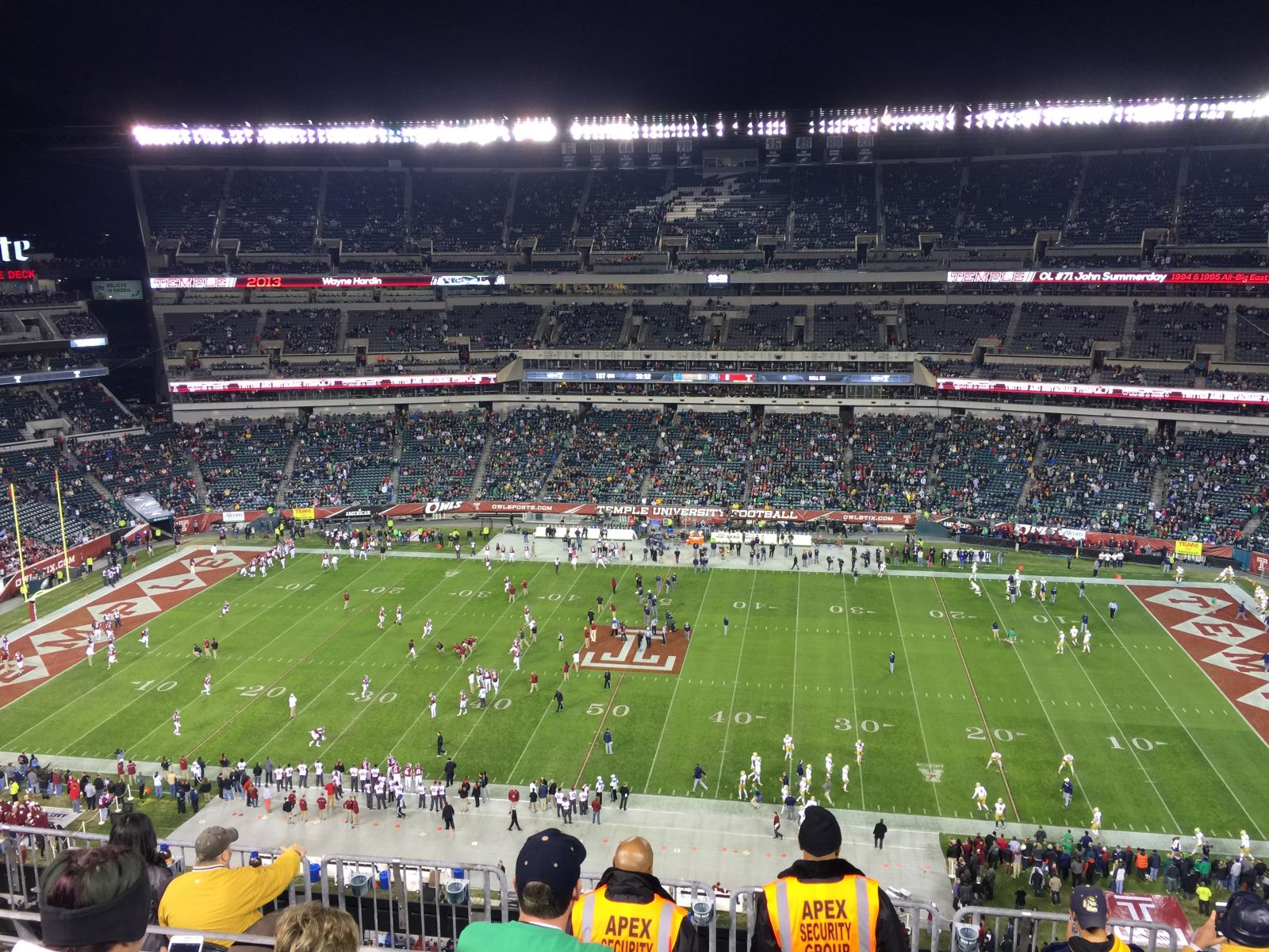 section 226, row 8 seat view  for football - lincoln financial field