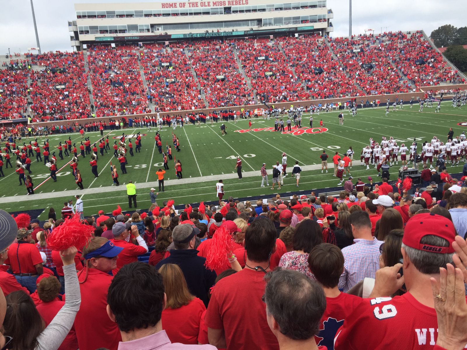 view from Section F 