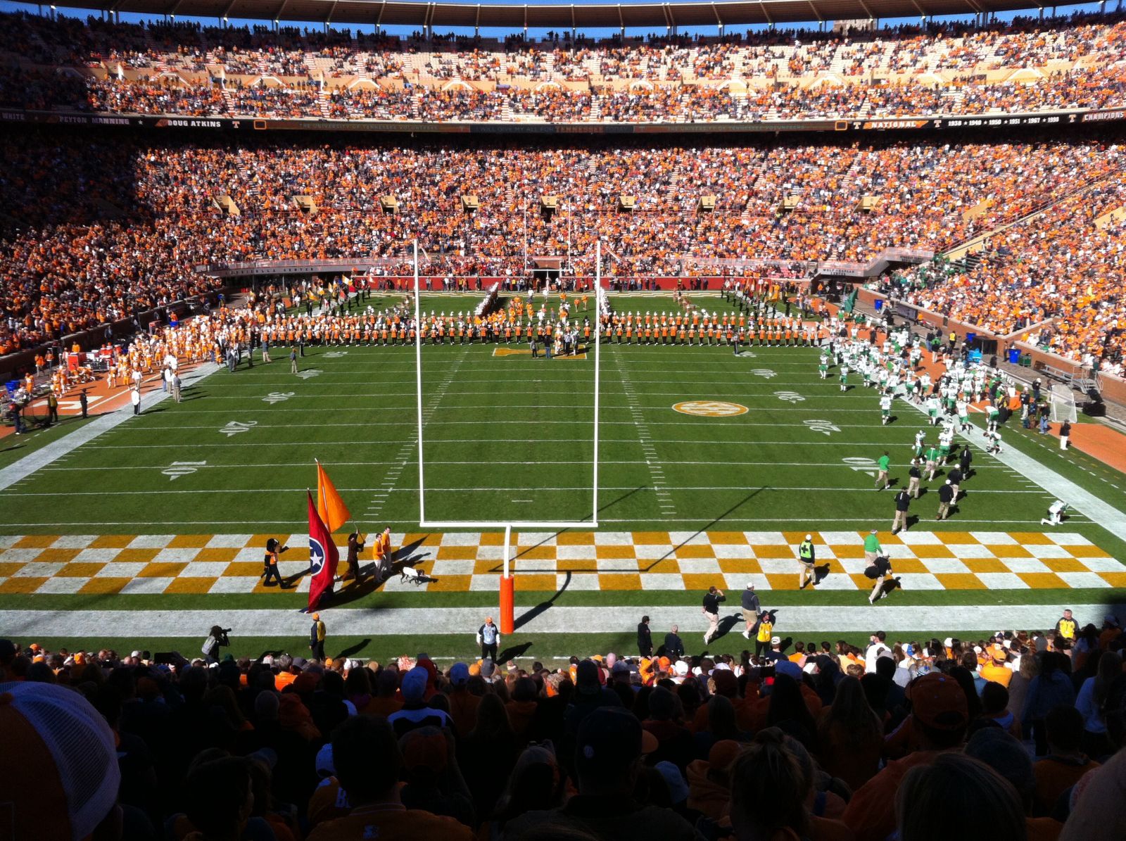 section l, row 39 seat view  - neyland stadium