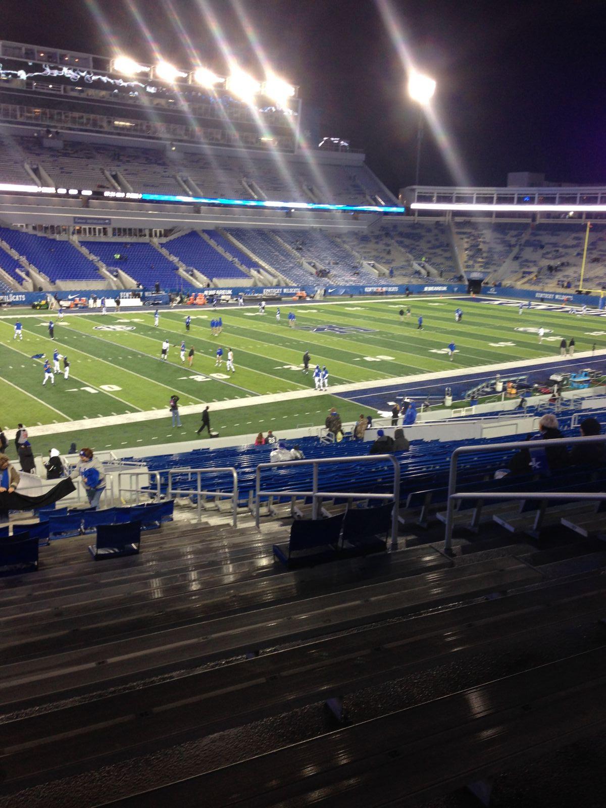 section 2, row 43 seat view  - kroger field