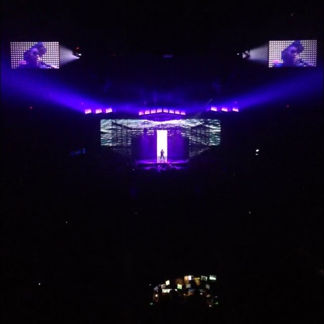 head-on concert view at Canada Life Centre