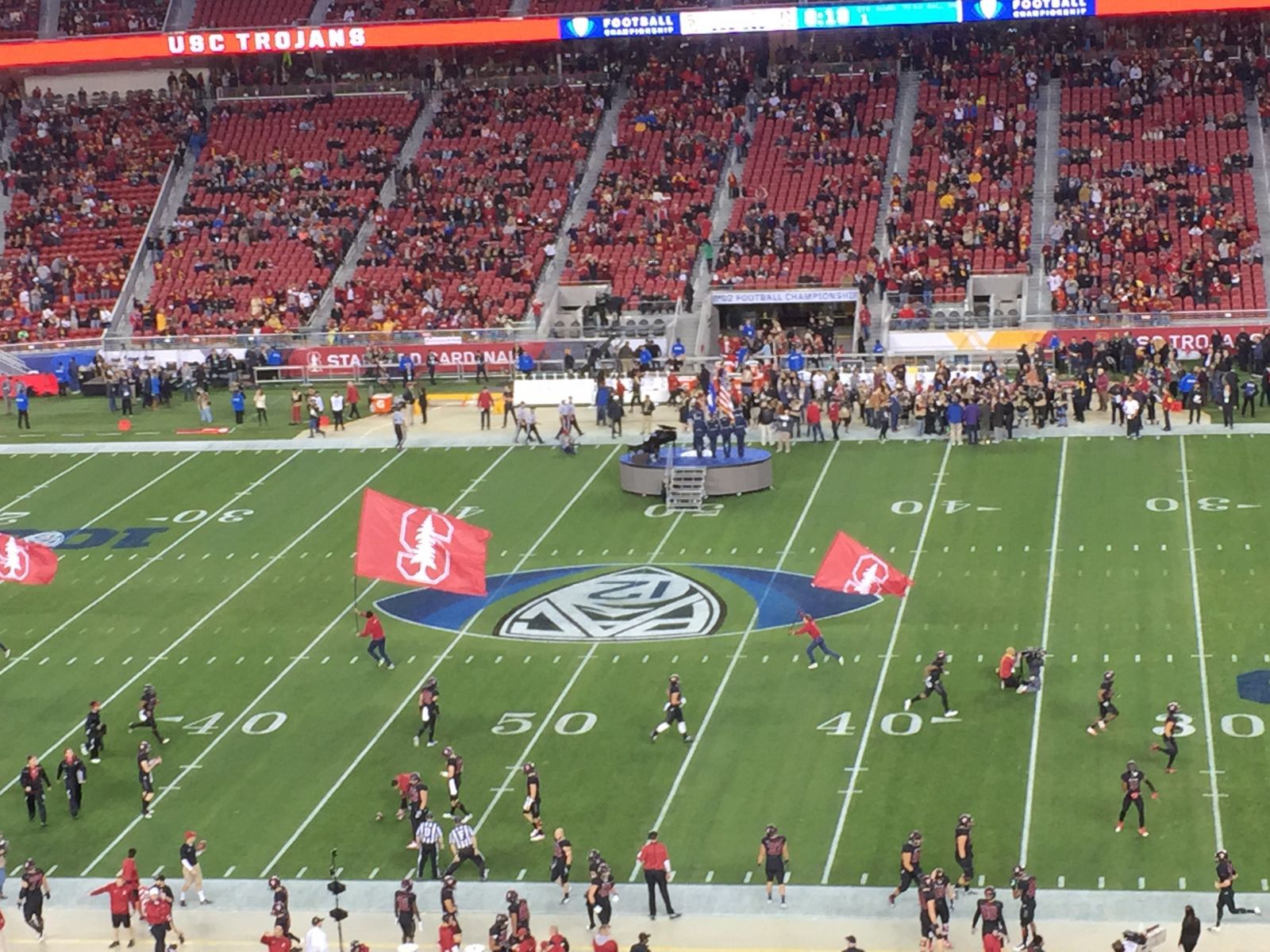 section c214, row 19 seat view  for football - levi