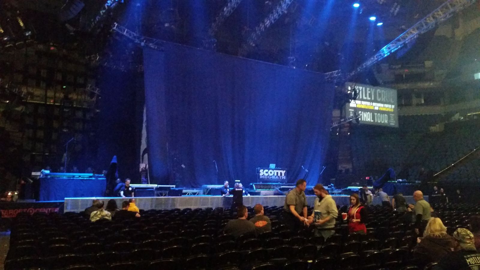 view from Target Center Floor seats