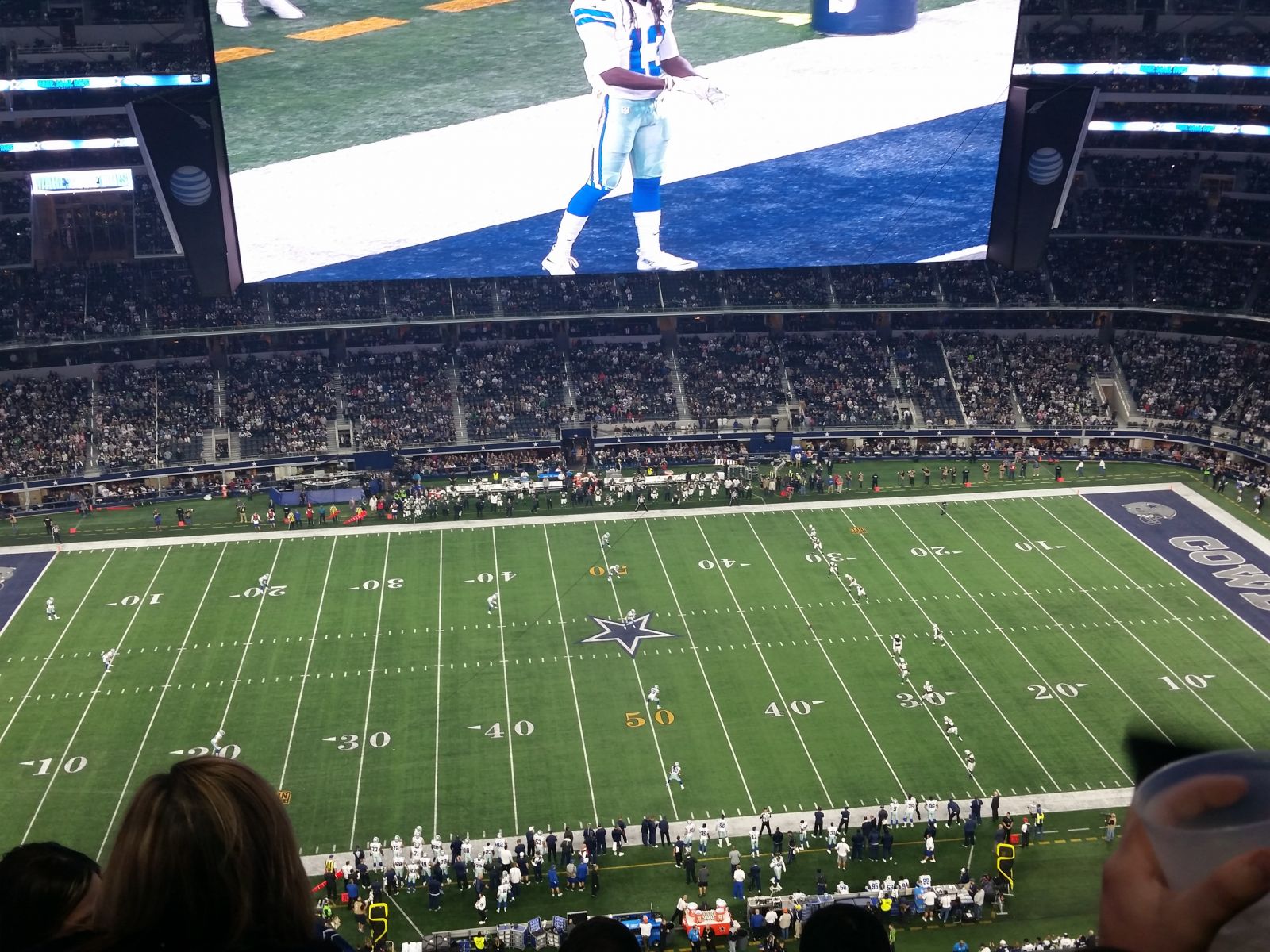 section 413, row 12 seat view  for concert - at&t stadium (cowboys stadium)