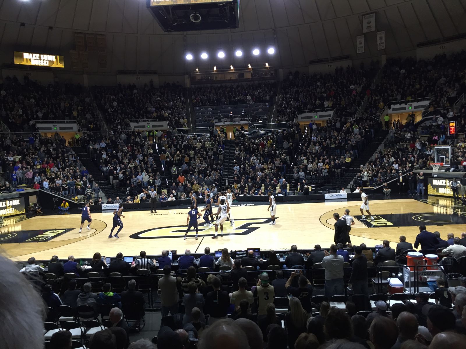 section 18, row 11 seat view  - mackey arena