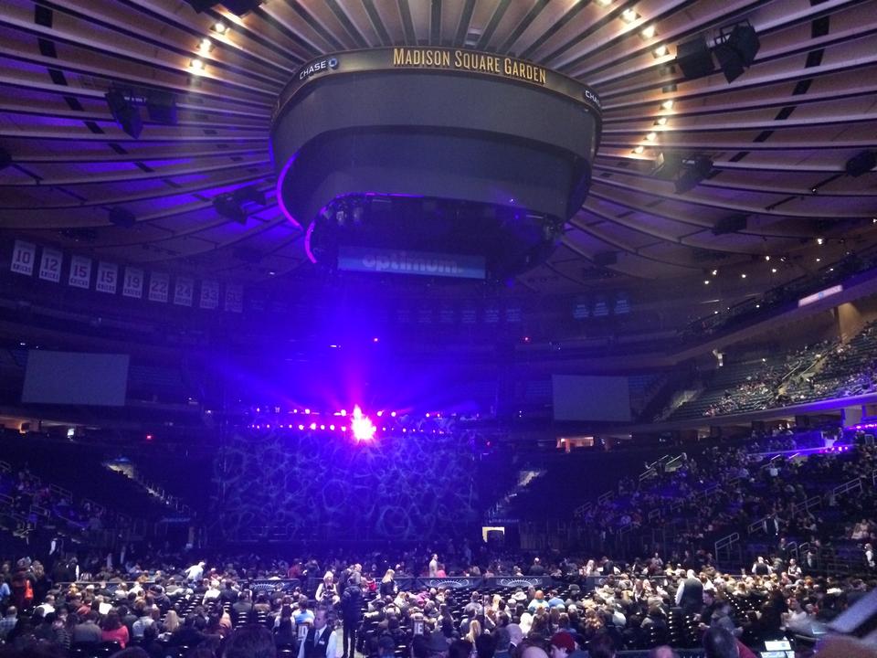 section 1 seat view  for concert - madison square garden