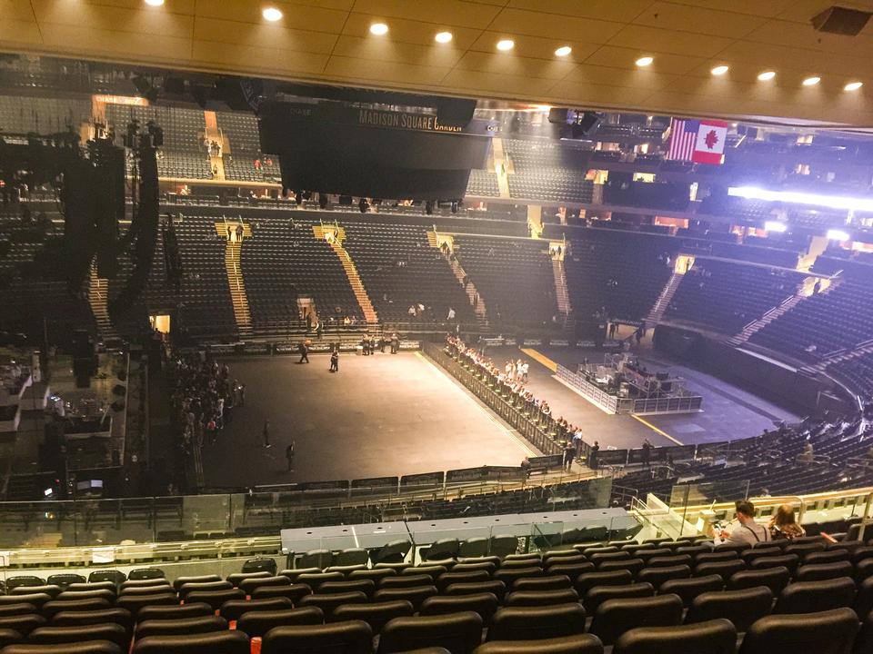 Section 223 at Madison Square Garden