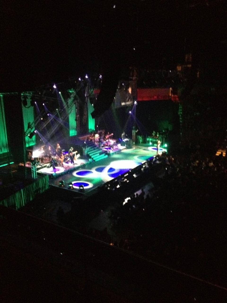 section 118, row b seat view  for concert - mohegan sun arena