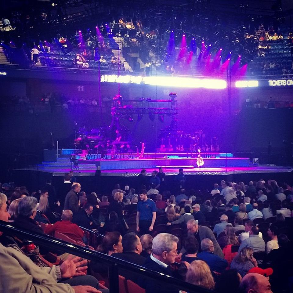 section 24, row d seat view  for concert - mohegan sun arena