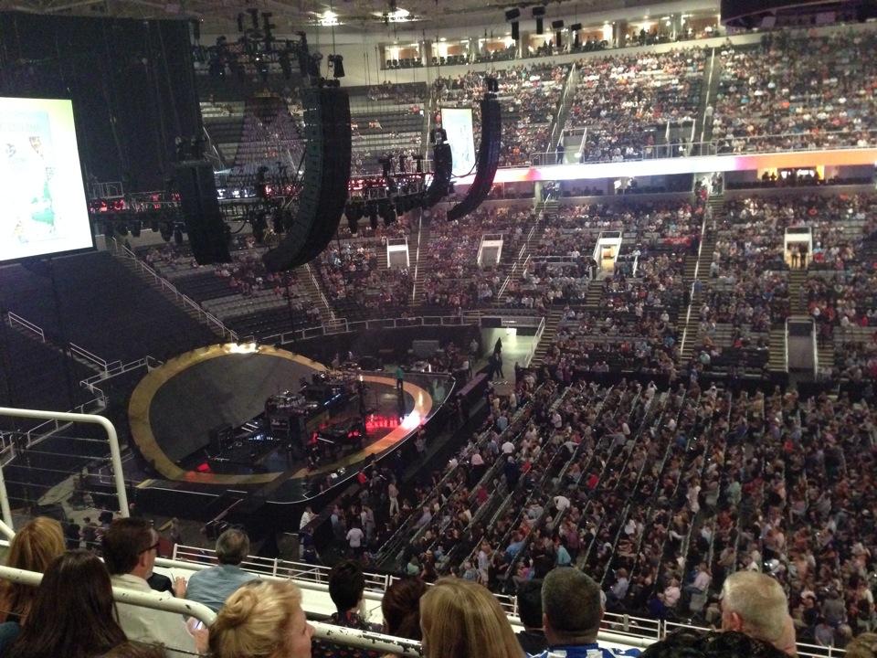 SAP Center Section 215 Concert Seating