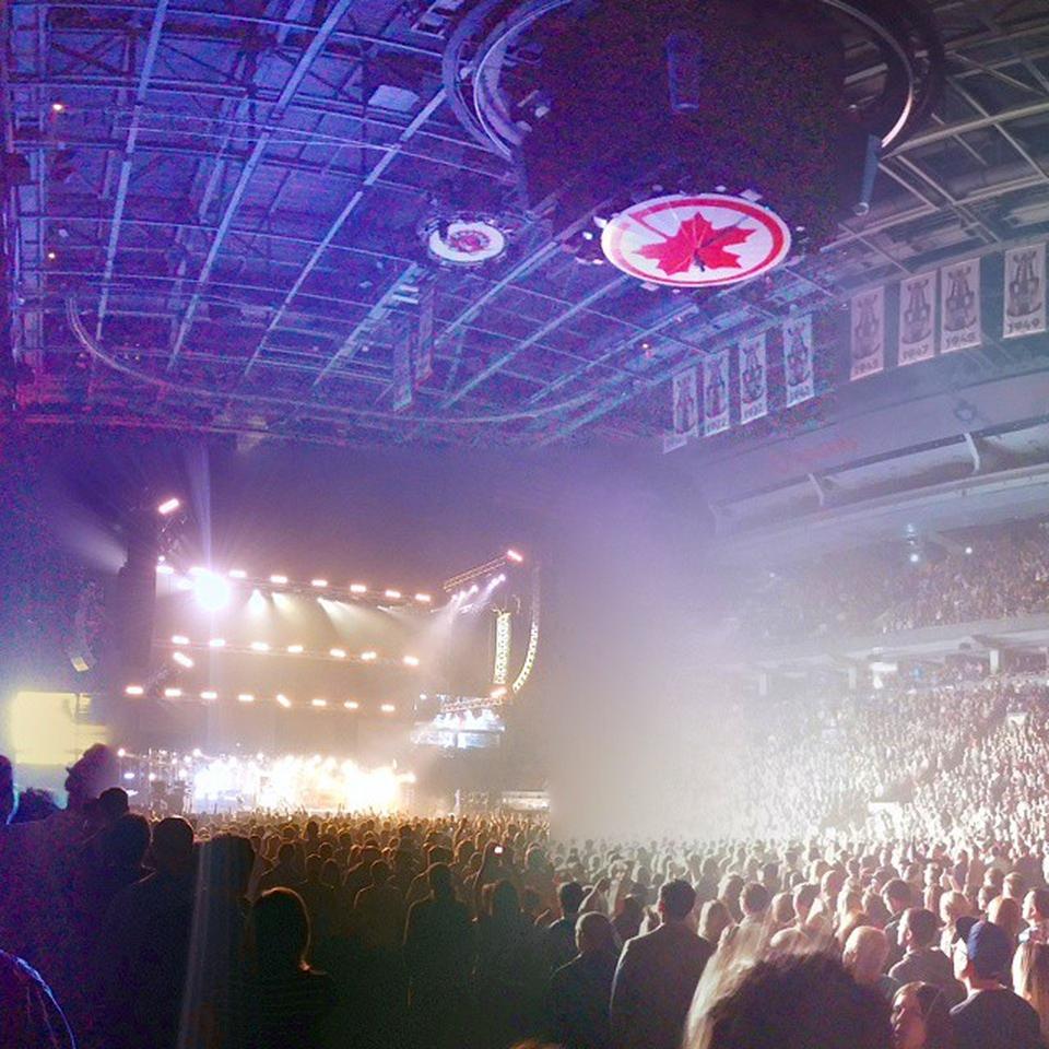 section 106, row 3 seat view  for concert - scotiabank arena