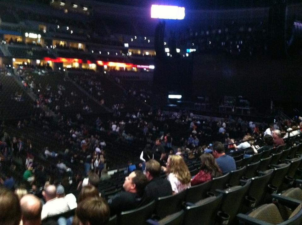 pepsi center section 104 concert seating rateyourseats com pepsi center seating chart concert