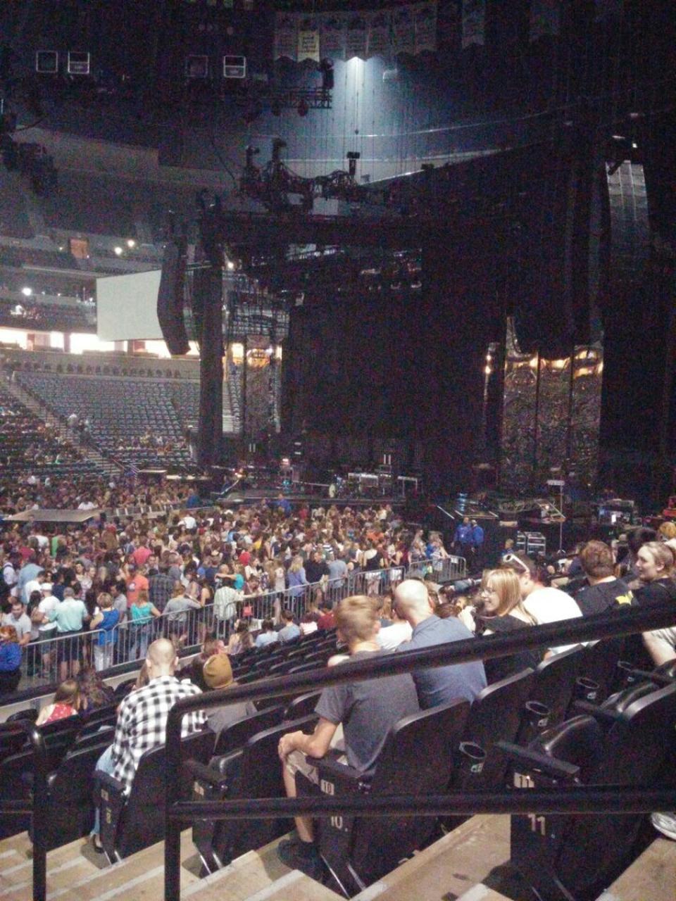Pepsi Center Section 102 Concert Seating Rateyourseats Concert Seat View For Pepsi Center Section 102 Row 12