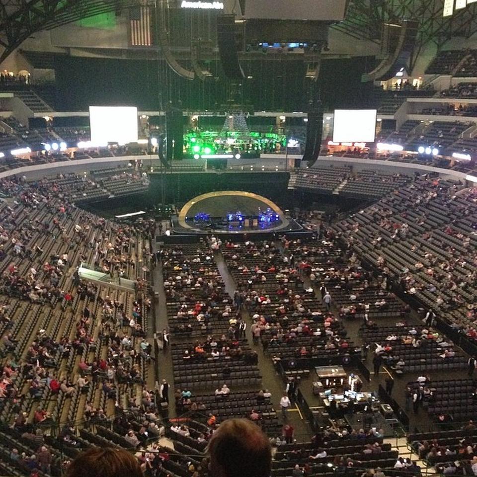 section 319 seat view  for concert - american airlines center