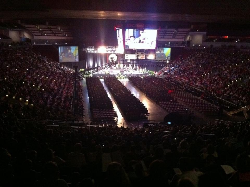 Lower Level End KFC Yum! Center Concert Seating