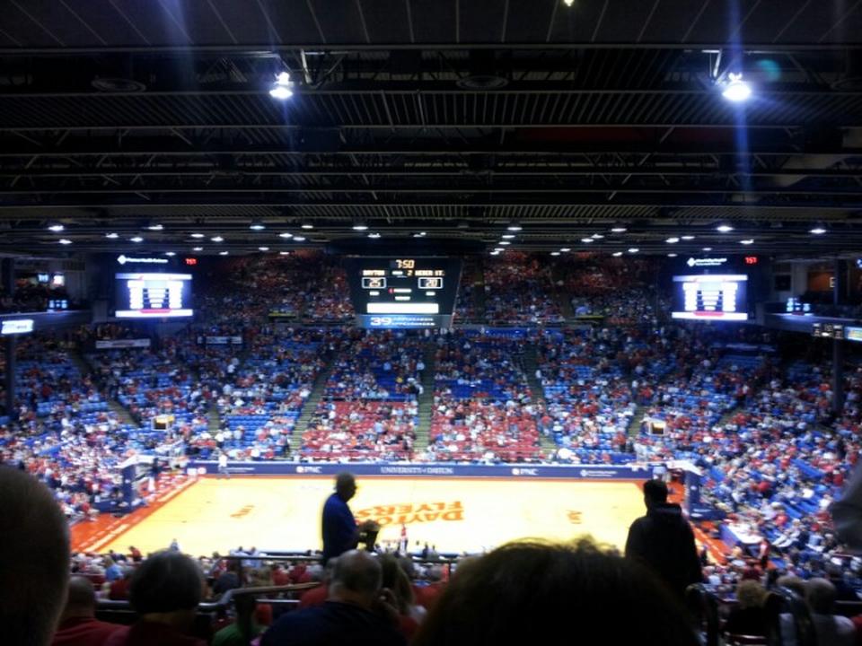 section 303 seat view  - university of dayton arena