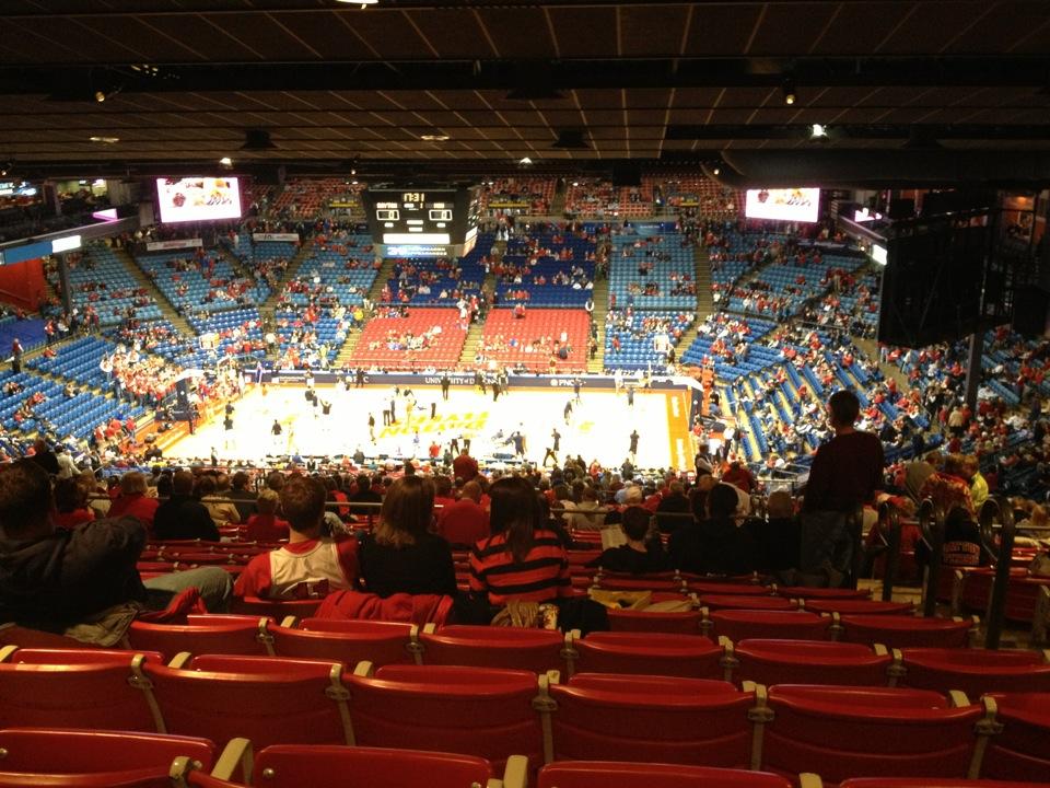 section 402 seat view  - university of dayton arena