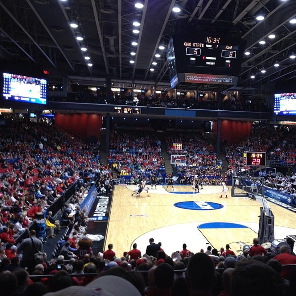 section 201 seat view  - university of dayton arena