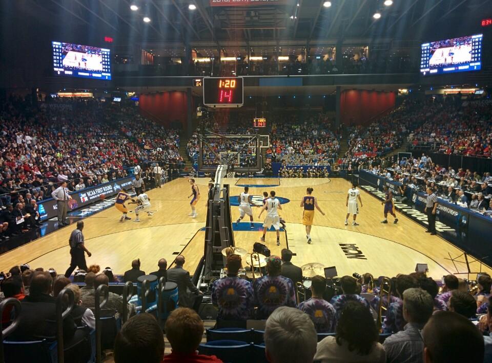 section 116, row k seat view  - university of dayton arena