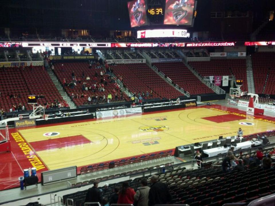 Wells Fargo Arena Section 106 Basketball Seating