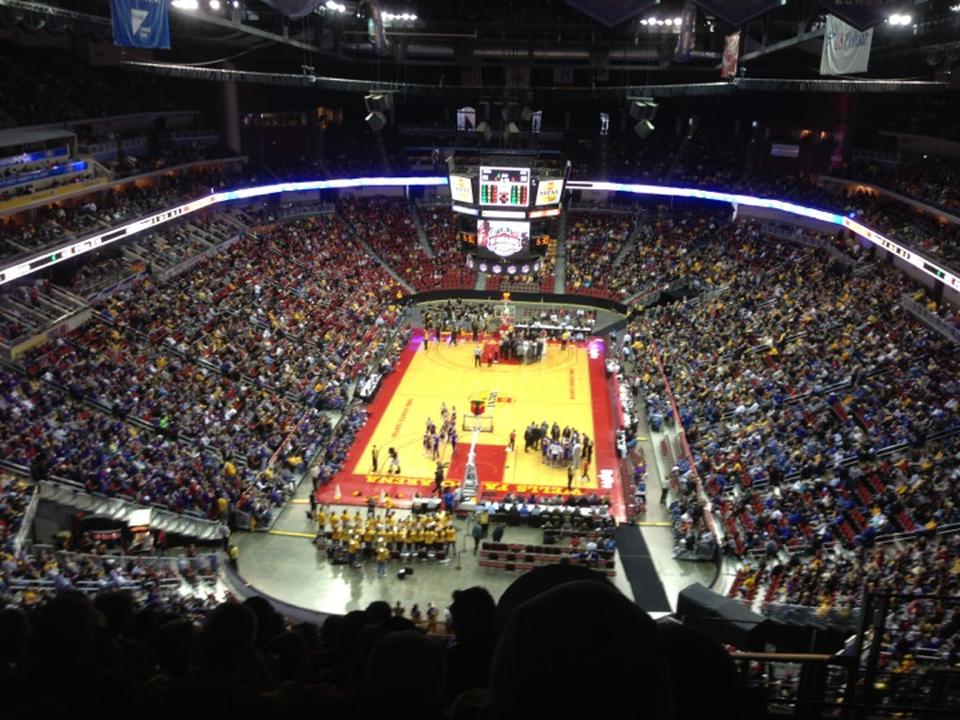 section 312 seat view  for basketball - wells fargo arena